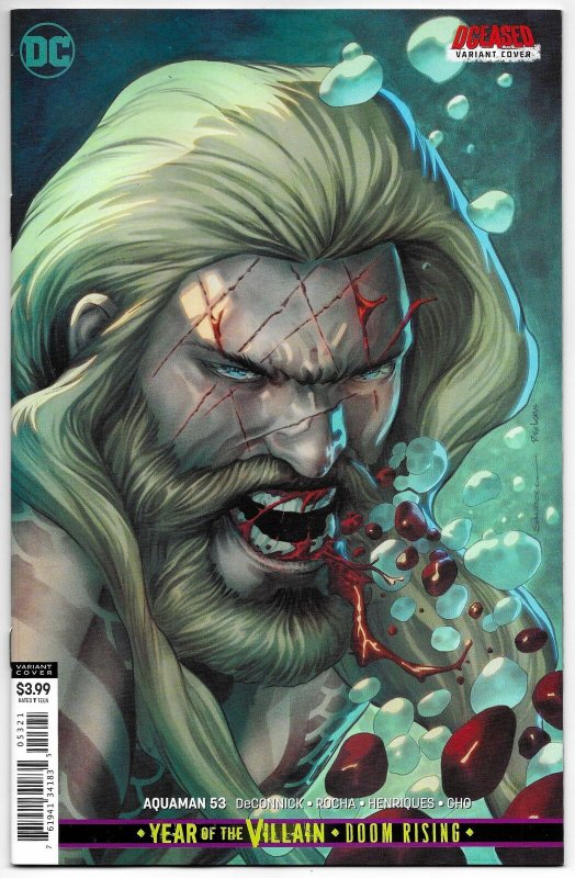 Aquaman #53 Sandoval DCeased Variant Cvr (DC, 2019) NM