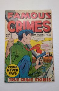 Famous Crimes #16 (1950) G/VG 3.0