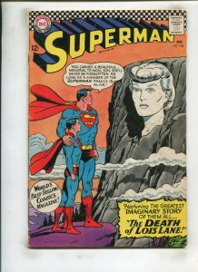 SUPERMAN #194 (3.5) DEATH OF LOIS!! 1967