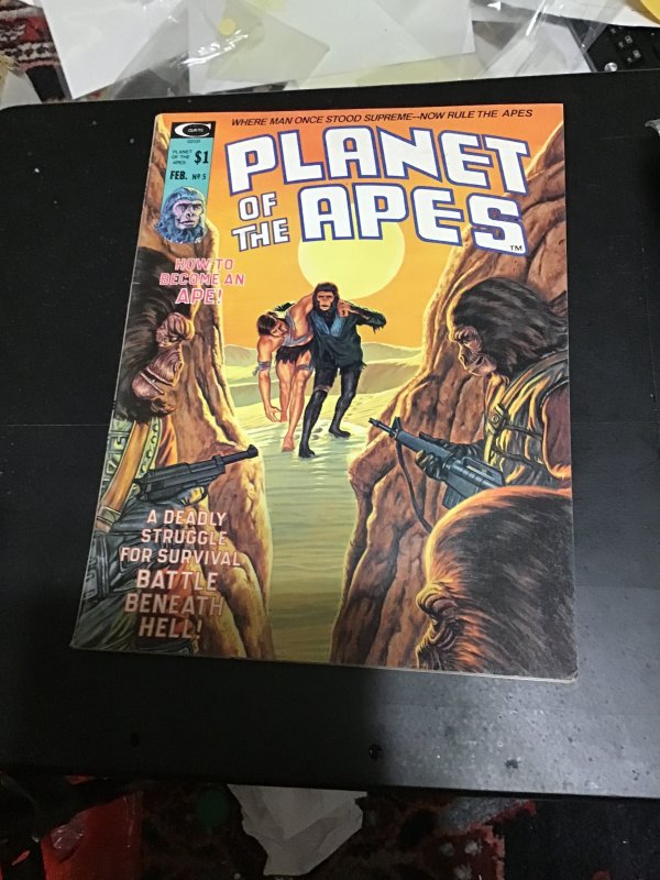 Planet of the Apes #5 (1975) 5th issue! Great Movie Pics! High-grade! VF- Wow!