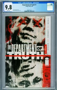 Department of Truth #1 CGC 9.8 2020-First issue-comic book-3862511017