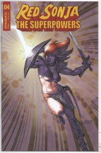 RED SONJA the SUPERPOWERS #4 C, NM, She-Devil, Linsner, Shazam, 2021