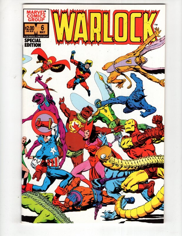 Warlock #6 (1983)   >>> $4.99 UNLIMITED SHIPPING!!!    / ID#802