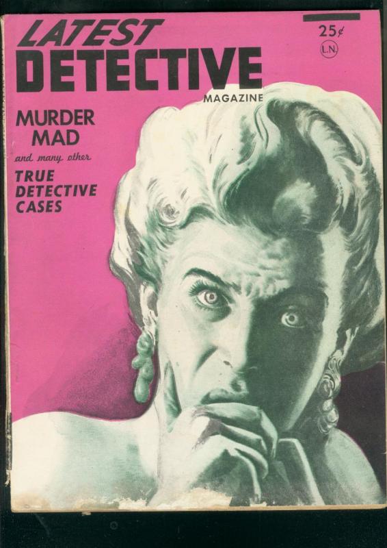 LATEST DETECTIVE PULP-WINT 1948-DAYTONA BEACH CRIME     G