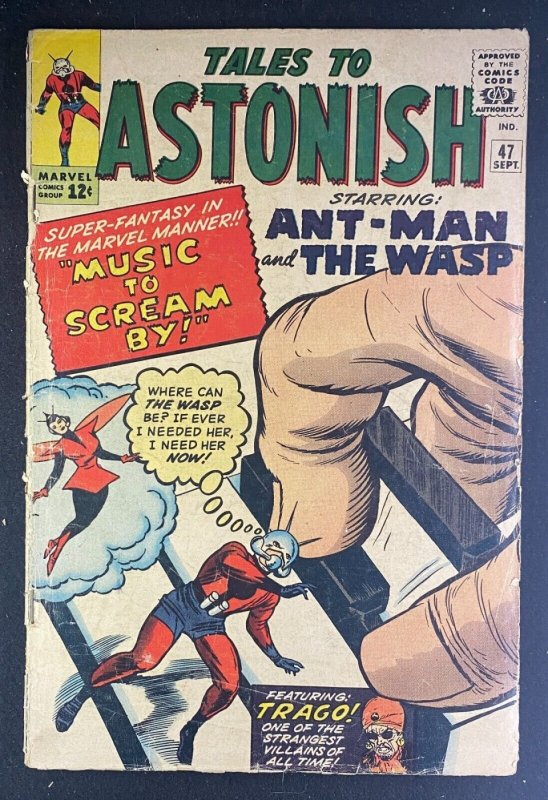 Tales to Astonish (1959) #47 GD (2.0) Ant-Man Jack Kirby 1st App Targo