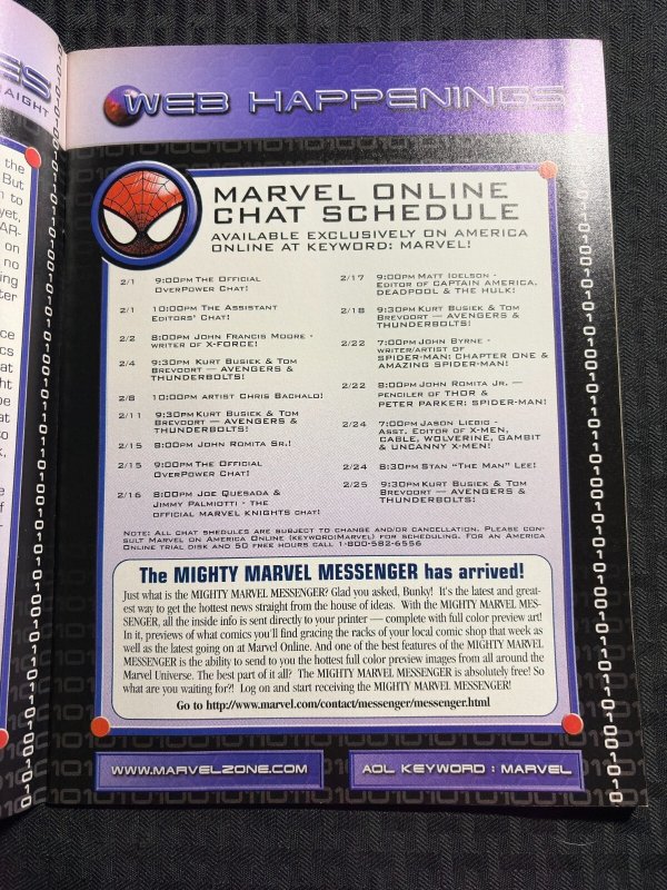 1999 Feb MARVEL COMICS CATALOG Magazine FVF 7.0 John Byrne Hulk Poster