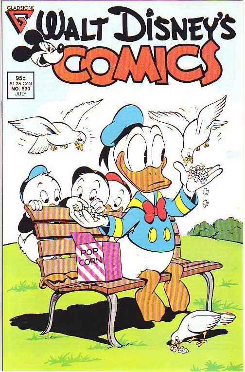 Comics and Stories, Walt Disney's #530 (Jul-88) NM+ Super-High-Grade Donald D...