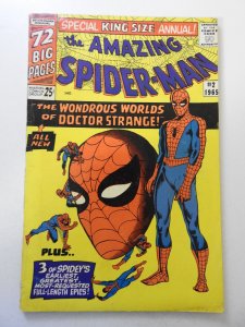 The Amazing Spider-Man Annual #2 (1965) GD Condition 2 in spine split