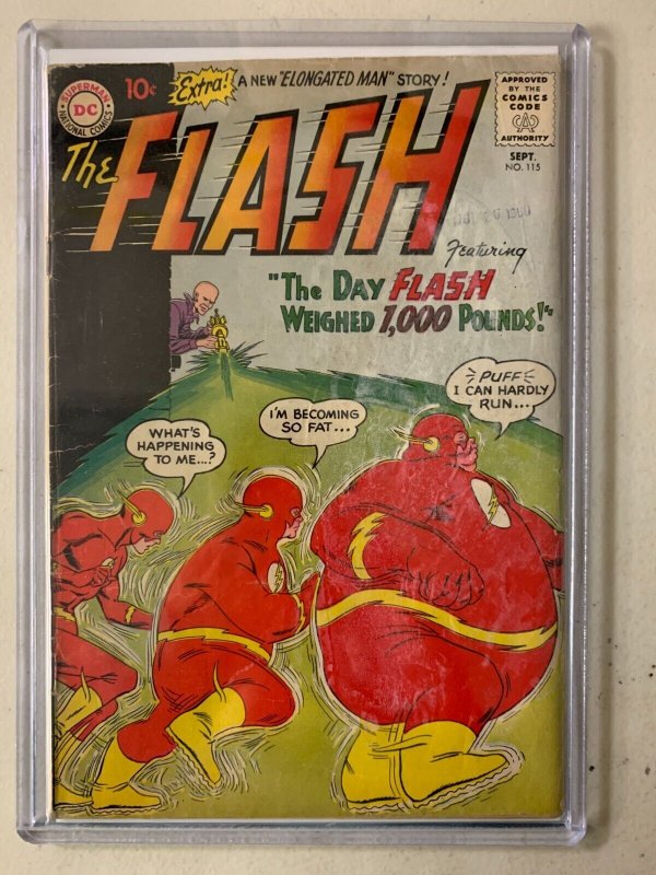 Flash #115 Flash gains weight 3.5 (1960)