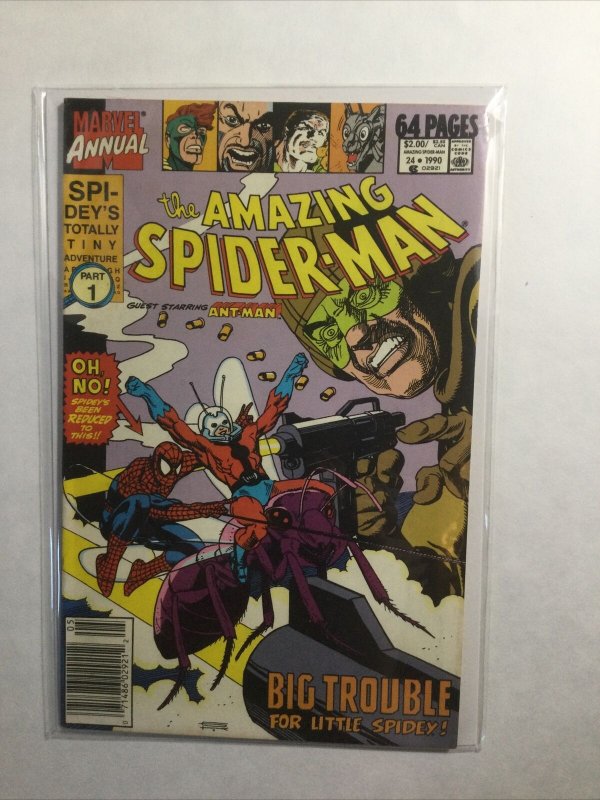 Amazing Spider-Man 24 Very Fine Vf 8.0 Newsstand Edition Marvel