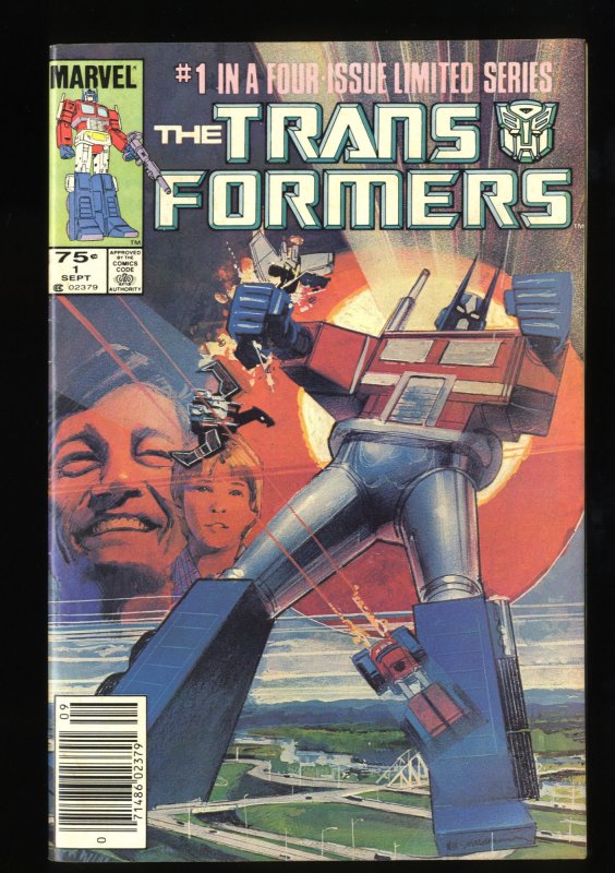 Transformers #1 FN 6.0 Newsstand Variant