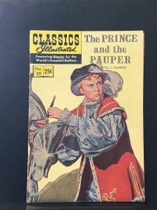 Classics Illustrated The Prince and the Pauper #29