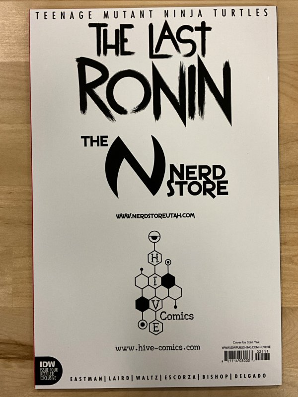 TMNT: The Last Ronin #4 The Nerd Store Cover B (2021)