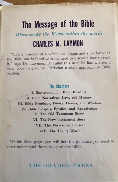 The message of the Bible, LAYMON, 1960, HCDJ