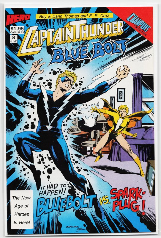 Captain Thunder and Blue Bolt #8 (1988) Blue Bolt