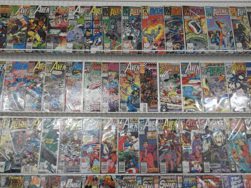 Huge Lot of 150+ Comics W/ Avengers, The Punisher, +More! Avg. FN+ Condition!