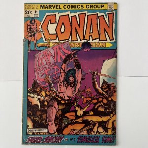 CONAN 19 FN- BARRY SMITH ART 1972 VINTAGE MARVEL SILVER AGE CLASSIC