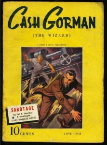 PULP:  CASH GORMAN (THE WIZARD) 1941 JUN-STREET & SMITH PULP VG