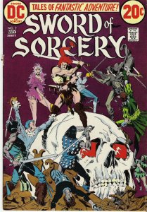 Sword of Sorcery #1-5 (1973)  complete set  average grade FN- 5.5  see desc.