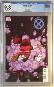 POWERS OF X 2 CGC 9.8 SKOTTIE YOUNG BABY COVER (SLAB GRADE)