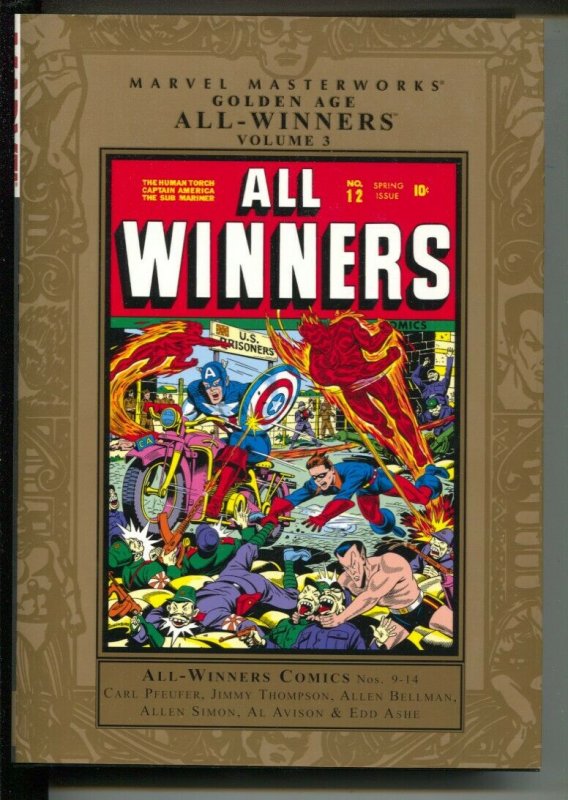 Marvel Masterworks Golden Age All Winners-Carl Pfeufer.-Vol 3-2008-HC-VG/FN