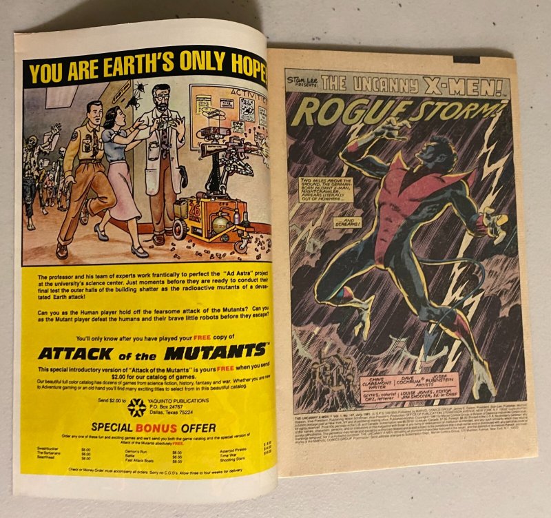 Uncanny X-Men #147 direct 8.0 (1981)