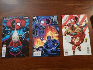 Spider-Man Deadpool #9 & Spider-Man Deadpool #10 & Spider-Man Deadpool #12 Lot 3