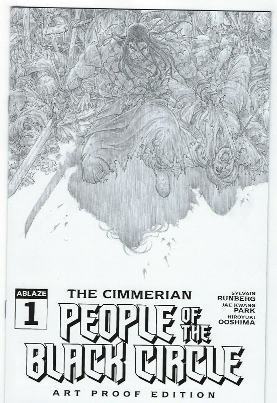 Cimmerian People Of Black Circle # 1 Variant 1:20 Cover NM Ablaze (Conan)