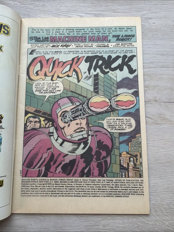 Machine Man #6 1978