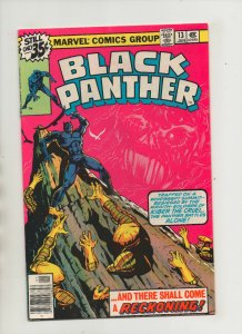 Black Panther #13 - There Shall Come A Reckoning! - (Grade 7.5) 1979