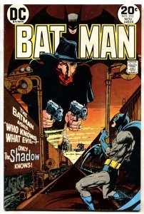 BATMAN #253 - 1973 - DC - The Shadow - comic book