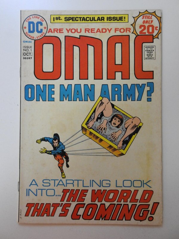 OMAC #1  (1974) Sharp FIne+ Condition! Great Jack King Kirby Art!!