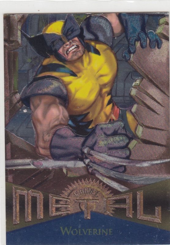 1995 Fleer Marvel Metal WOLVERINE #125  Card