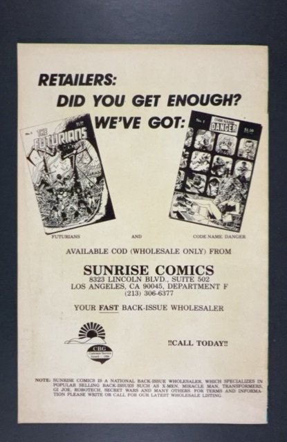 The Futurians #1 (1985)