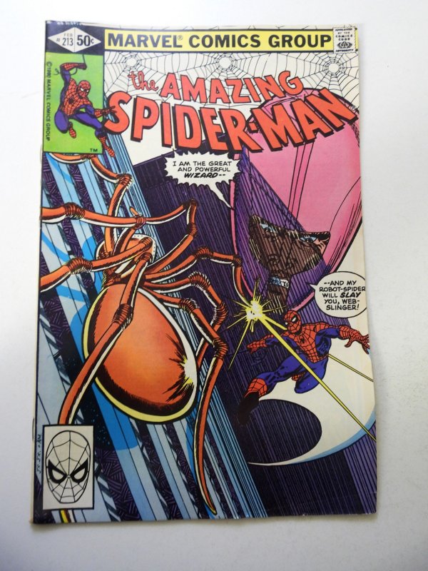 The Amazing Spider-Man #213 (1981) FN- Condition