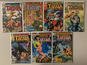 Tarzan comics set #1-29 (last issue) + 1 annual 31 diff avg 6.0 (1977-79)