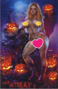 Totally Rad Halloween Story Borgobello Trick or Treat FULL Virgin Cover  NM
