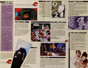 Piranha Press Double Sided Next Wave Of Comics Folded Poster (13x10) New [FP54]