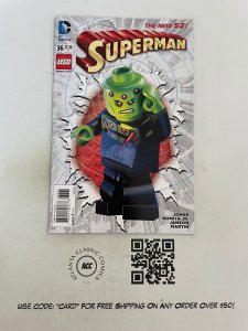 Superman # 36 NM LEGO Variant Cover DC Comic Book Braniac 1st Print 6 RC49