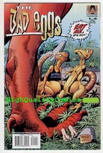 BAD EGGS #1, NM+, Dinosaurs, T-rex, Raptors, Bob Layton,1996,more Dinos in store