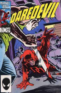 Daredevil #240 VF ; Marvel | Mike Zeck