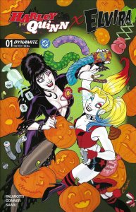 HARLEY QUINN X ELVIRA (2025 DYNAMITE) #1 CVR A CONNER 1