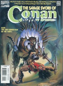 Savage Sword of Conan #214 Marvel Comics 1993 VF