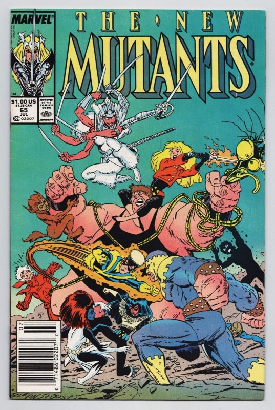 New Mutants #65 Magneto | Freedom Force (Marvel, 1988) VF 