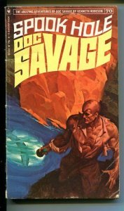 DOC SAVAGE-SPOOK HOLE-#70-ROBESON-VF-FRED PFEIFFER COVER-1ST EDITION G