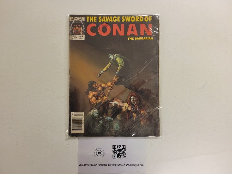 Savage Sword of Conan the Barbarian #155 VF Marvel 7 TJ24