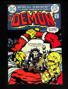 Demon #15 The One Who Vanished! Jack Kirby Art Witch Boy Appearance!