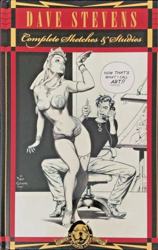 DAVE STEVENS Complete Sketches & Studies HC VARIANT COVER~NEW.