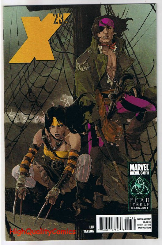 X-23 #7, NM, Claws, Gambit, Songs of a Orphan Child, 2010, more Marvel in store
