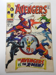 The Avengers #53 (1968) VG Condition! small tape pull fc
